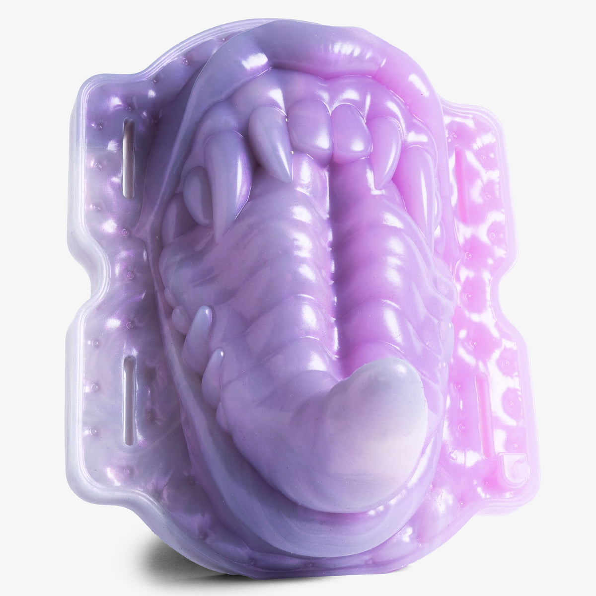 The Maw Grinder - Super Soft Firmness - Ready Made - Almost Perfect, front view, platinum-cure silicone grinder