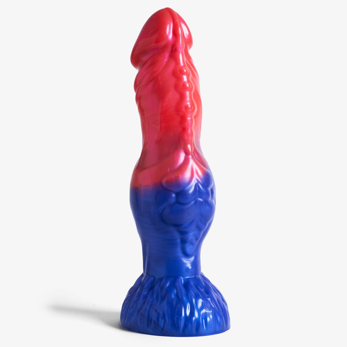 The Werewolf - Large Size - Super Soft Firmness - Ready Made - Vac-U-Lock - Almost Perfect, front view, platinum-cure silicone dildo