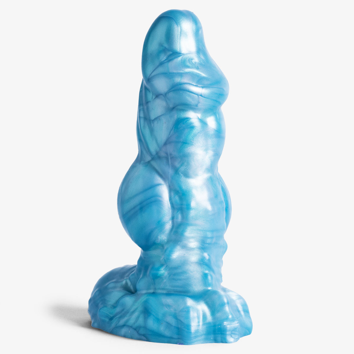 The Werewolf III - Small Size - Super Soft Firmness - Ready Made - Almost Perfect, front view, platinum-cure silicone dildo