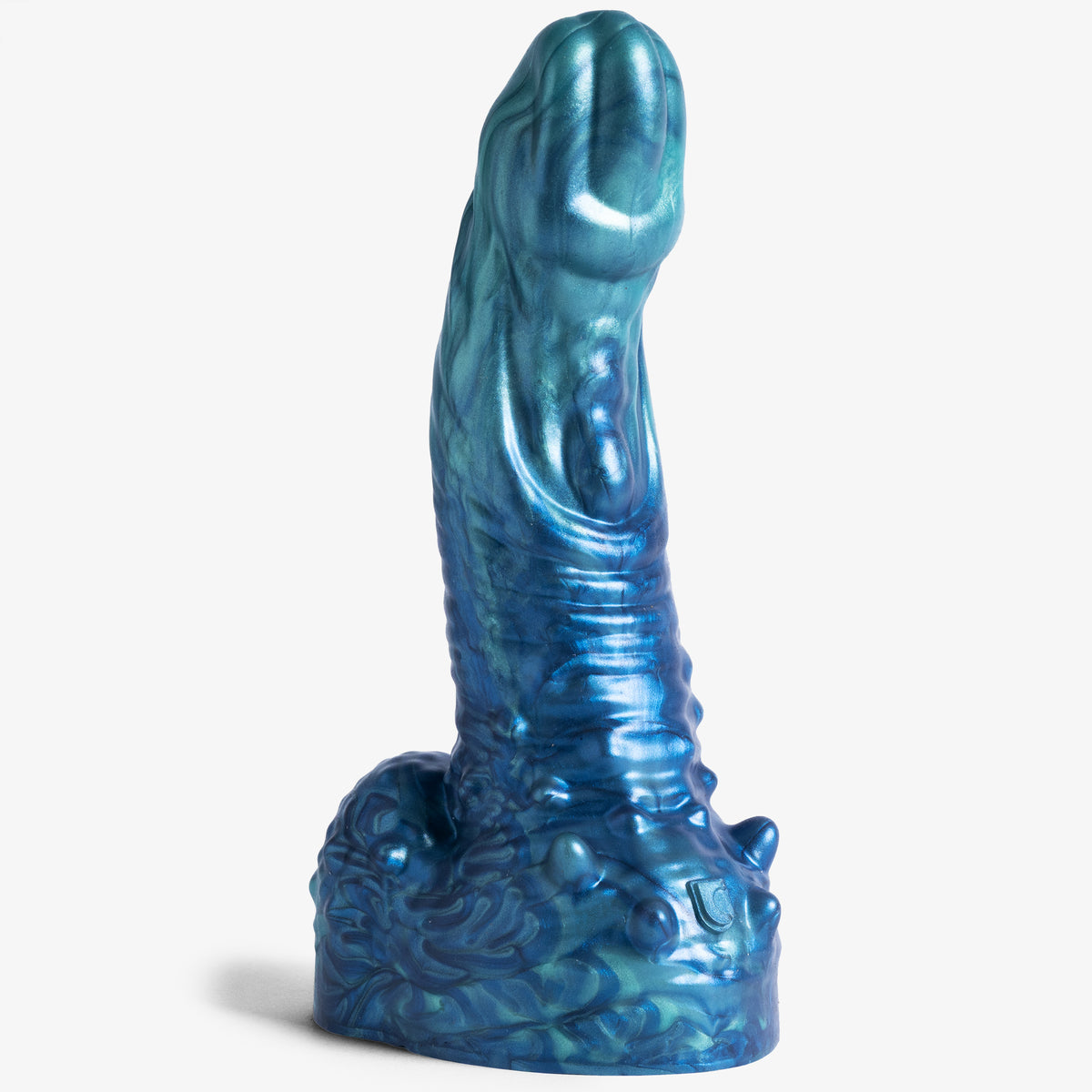 Goblin Dildo - Medium Size - Super Soft Firmness - Ready Made, front view, platinum-cure silicone dildo
