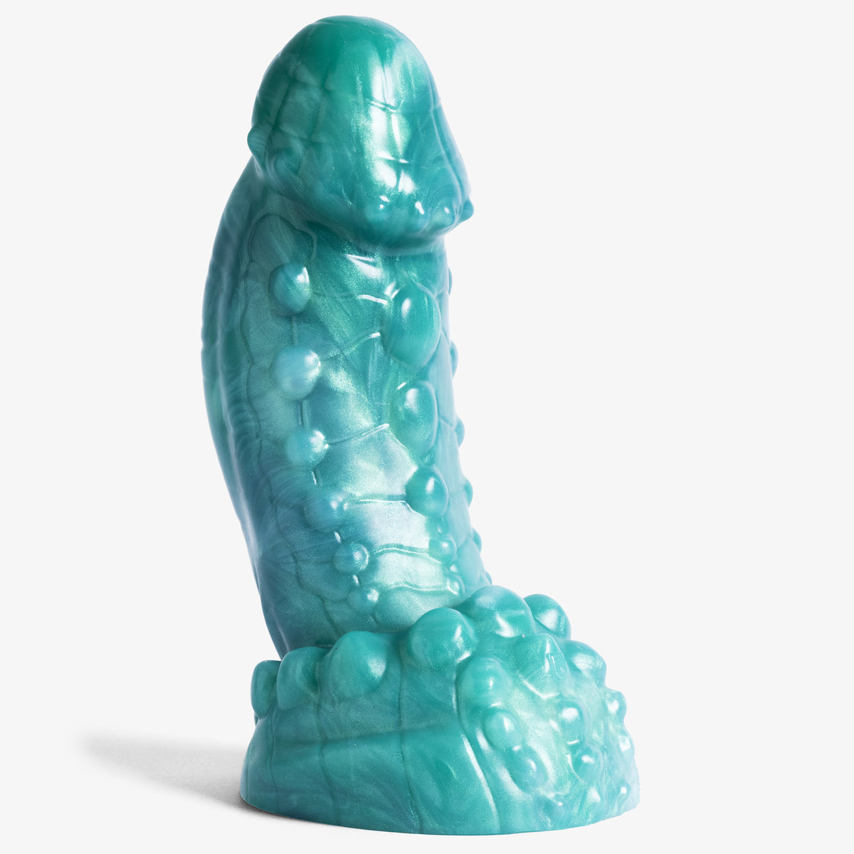 Goblin II Dildo - Medium Size - Super Soft Firmness - Ready Made, front view, platinum-cure silicone dildo
