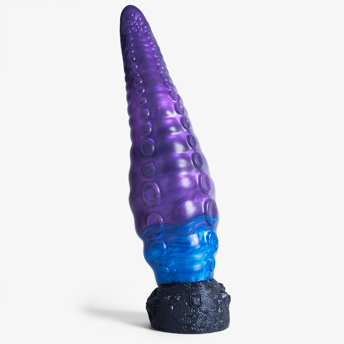 Tentacle Knot - Large Size - Super Soft Firmness - Ready Made - Almost Perfect, front view, platinum-cure silicone dildo