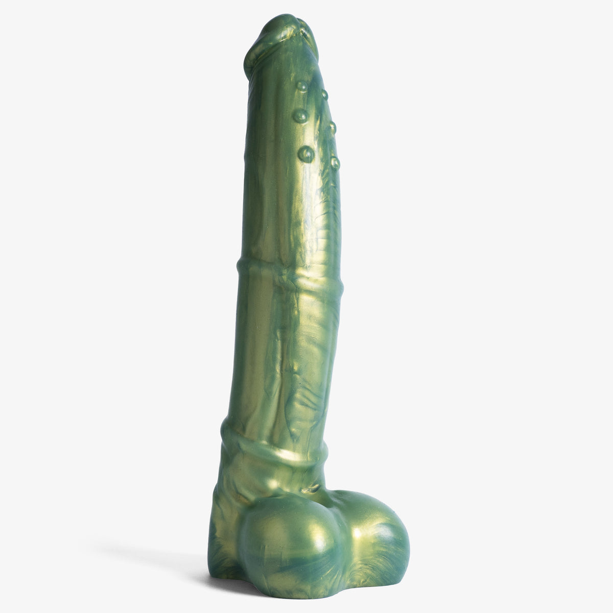 Sinnovator Centaur Dildo - Large Size - Super Soft Firmness - Ready Made - Almost Perfect, front view, platinum-cure silicone dildo