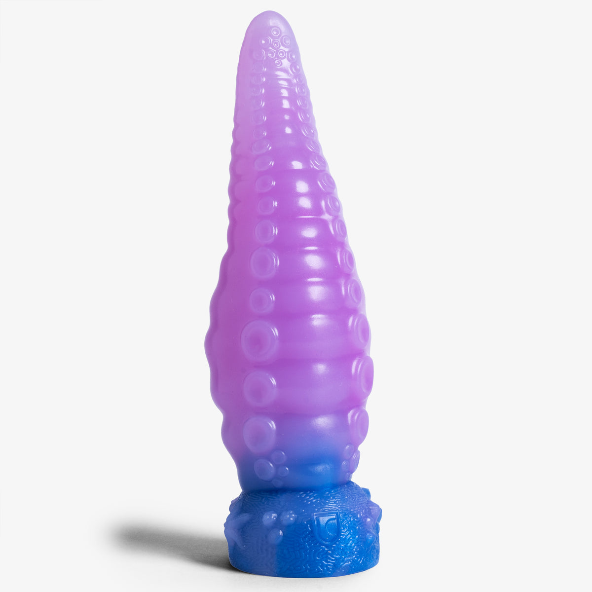 Tentacle Knot - Small Size - Medium Firmness - Ready Made, front view, platinum-cure silicone dildo