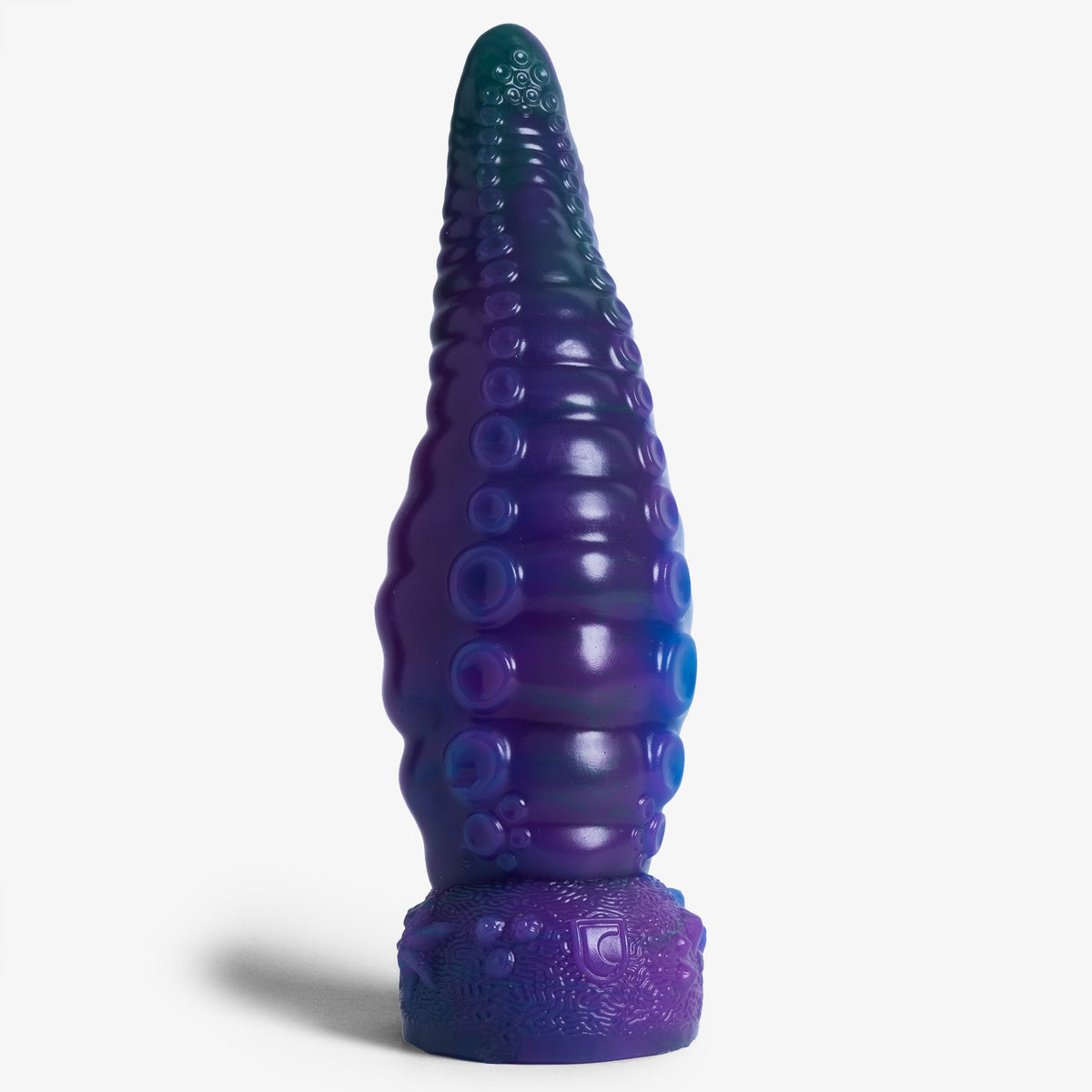 Tentacle Knot - Small Size - Squishy Soft Firmness - Ready Made, front view, platinum-cure silicone dildo