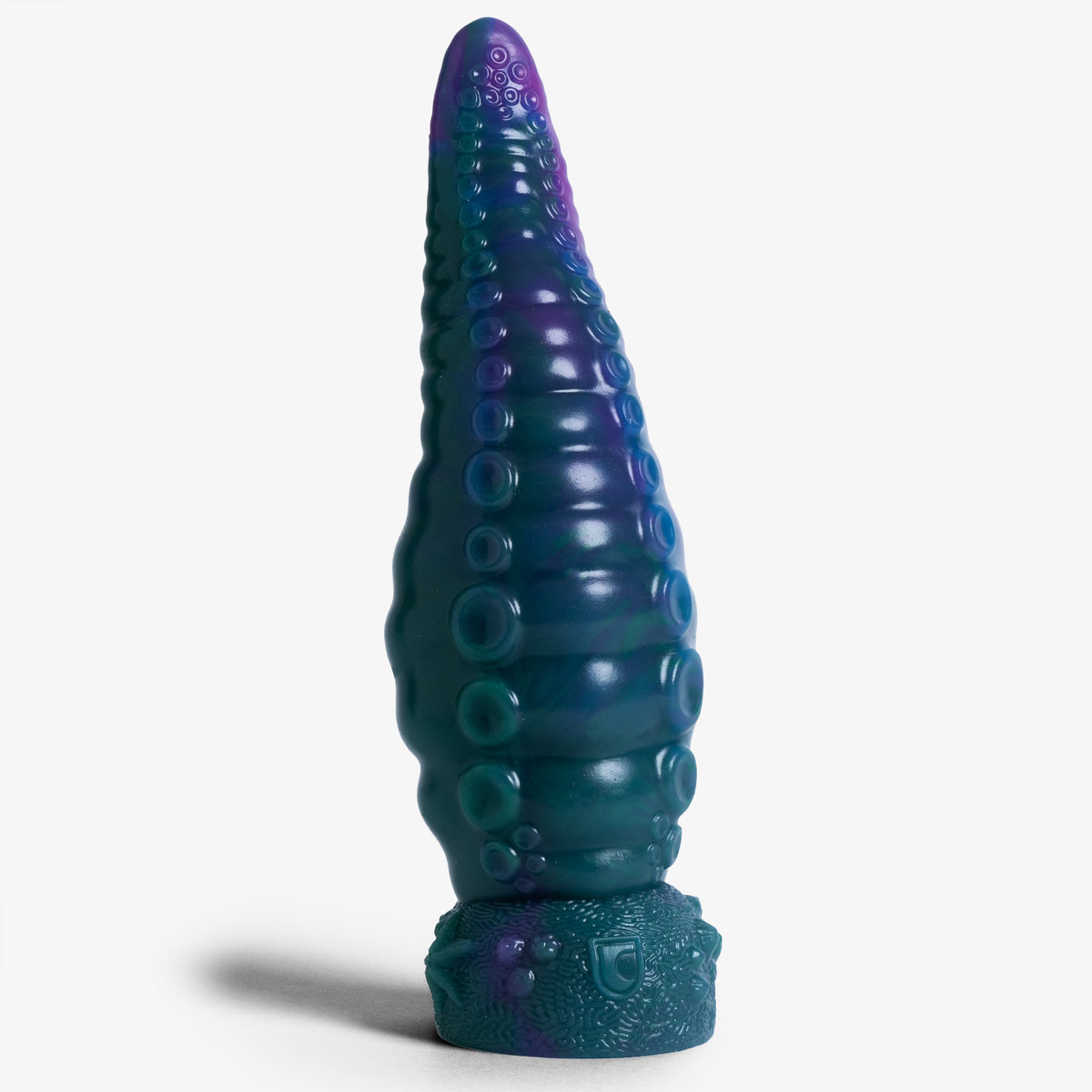 Tentacle Knot - Small Size - Squishy Soft Firmness - Ready Made, front view, platinum-cure silicone dildo