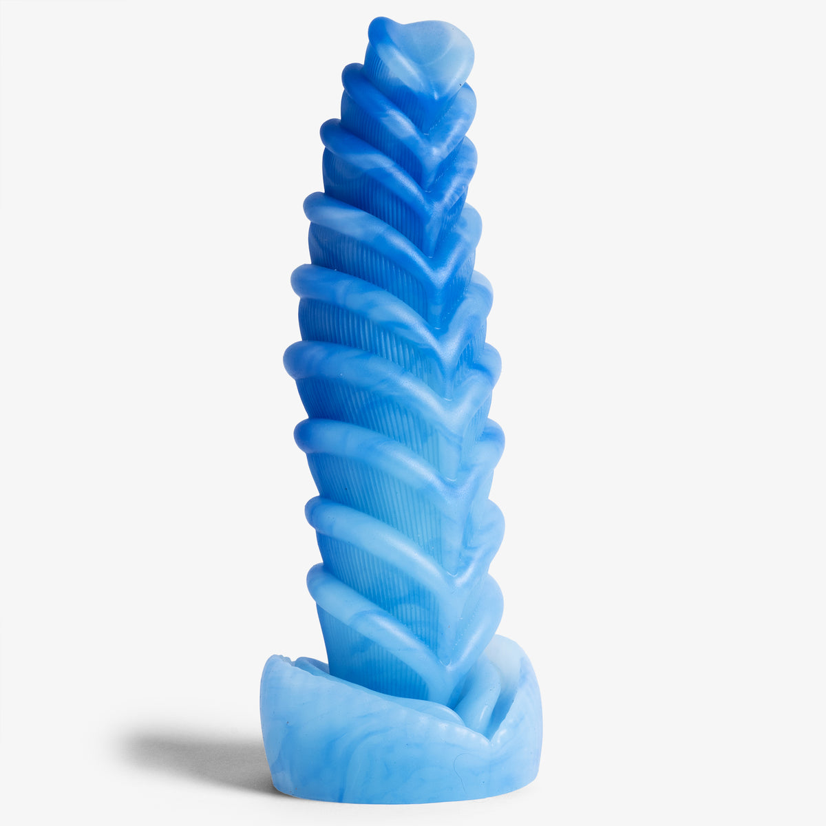 EroticEffect Aearvon Dildo - Large Size - Super Soft Firmness - Ready Made, front view, platinum-cure silicone dildo