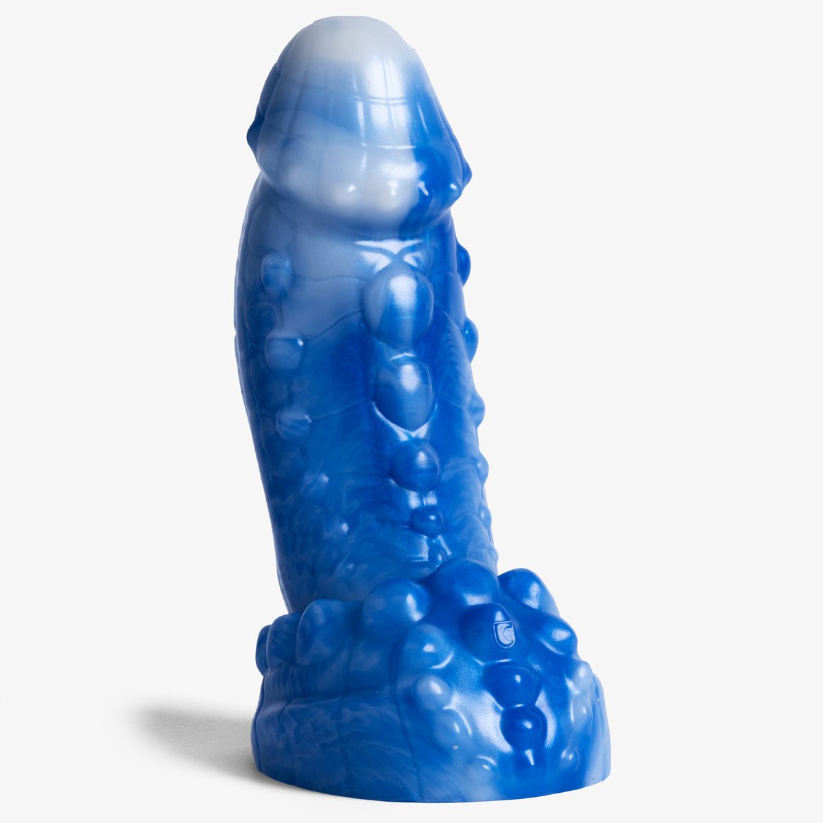 Goblin II Dildo - Medium Size - Medium Firmness - Ready Made, front view, platinum-cure silicone dildo