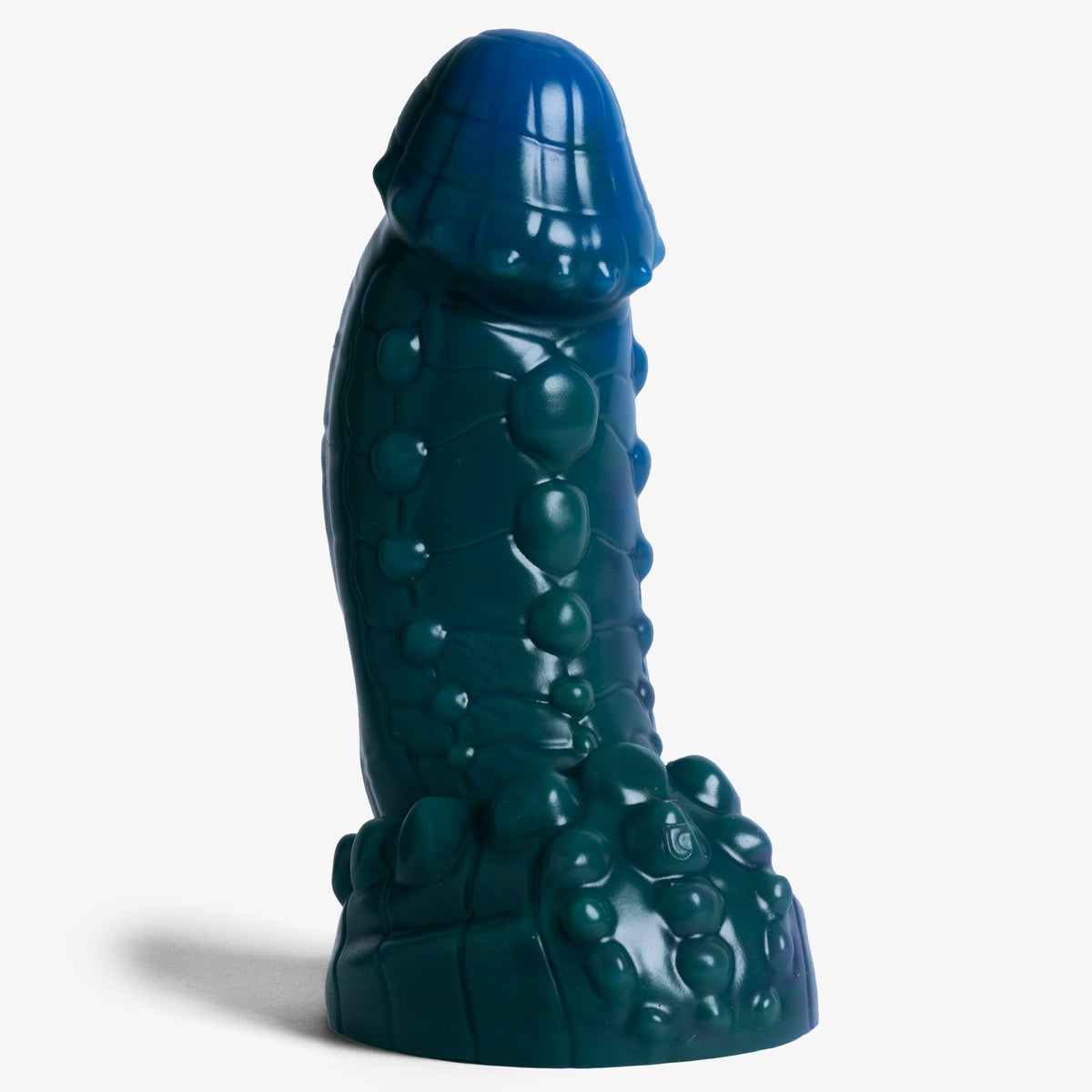 Goblin II Dildo - Small Size - Squishy Firmness - Ready Made, front view, platinum-cure silicone dildo