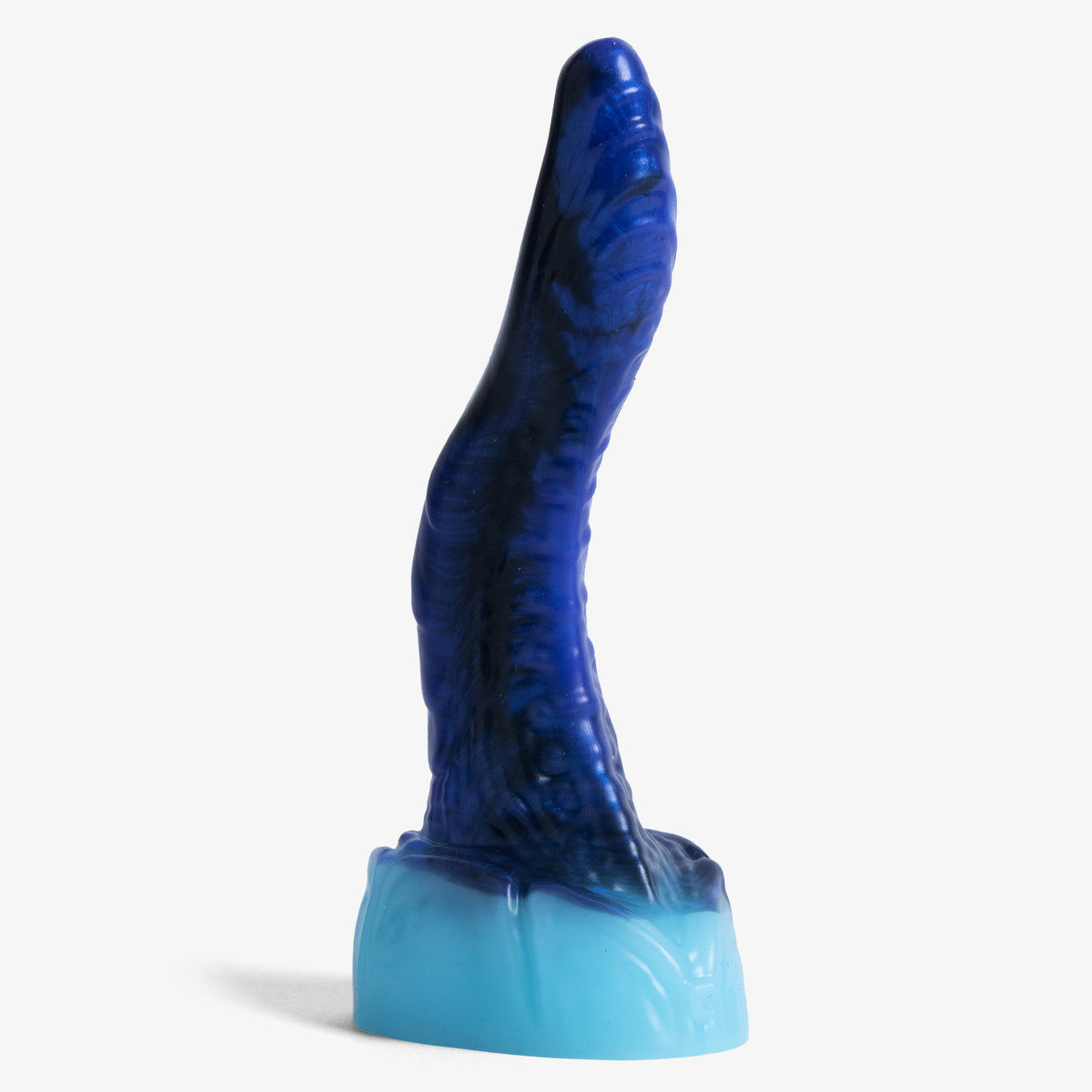The Dragon II - Large Size - Super Soft Firmness - Ready Made, front view, platinum-cure silicone dildo