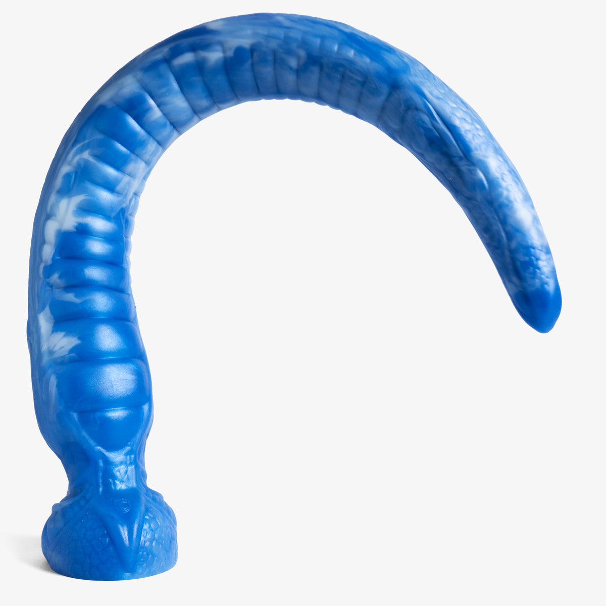 The Depth Trainer - Large Size - Super Soft Firmness - Ready Made, angled view, platinum-cure silicone dildo