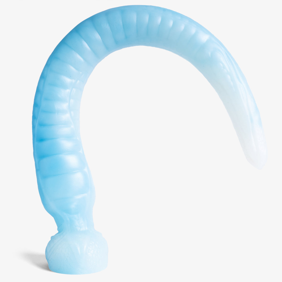 The Depth Trainer - Large Size - Super Soft Firmness - Ready Made, angled view, platinum-cure silicone dildo
