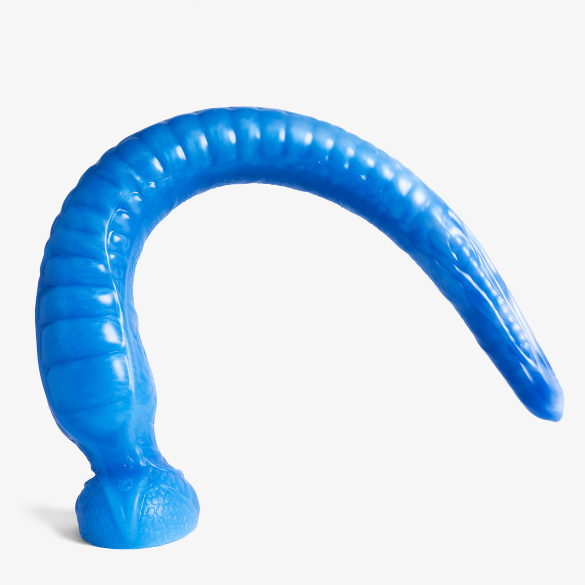 The Depth Trainer - Large Size - Super Soft Firmness - Ready Made, front angle view, platinum-cure silicone dildo
