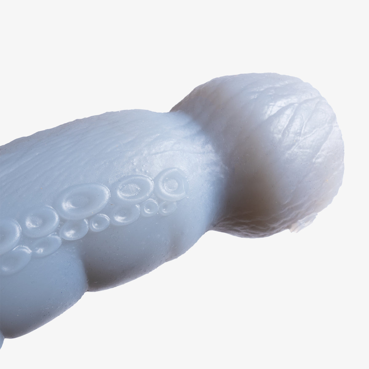 The Tentacle Depth Trainer II - Large Size - Super Soft Firmness - Ready Made - Almost Perfect, close-up detail, platinum-cure silicone dildo