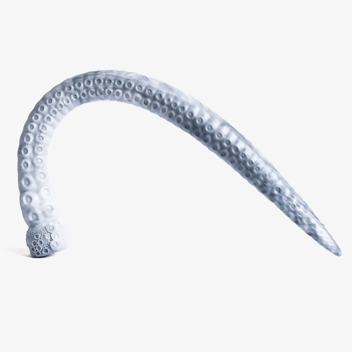 The Tentacle Depth Trainer III - Large Size - Medium Firmness - Ready Made, angled view, platinum-cure silicone dildo