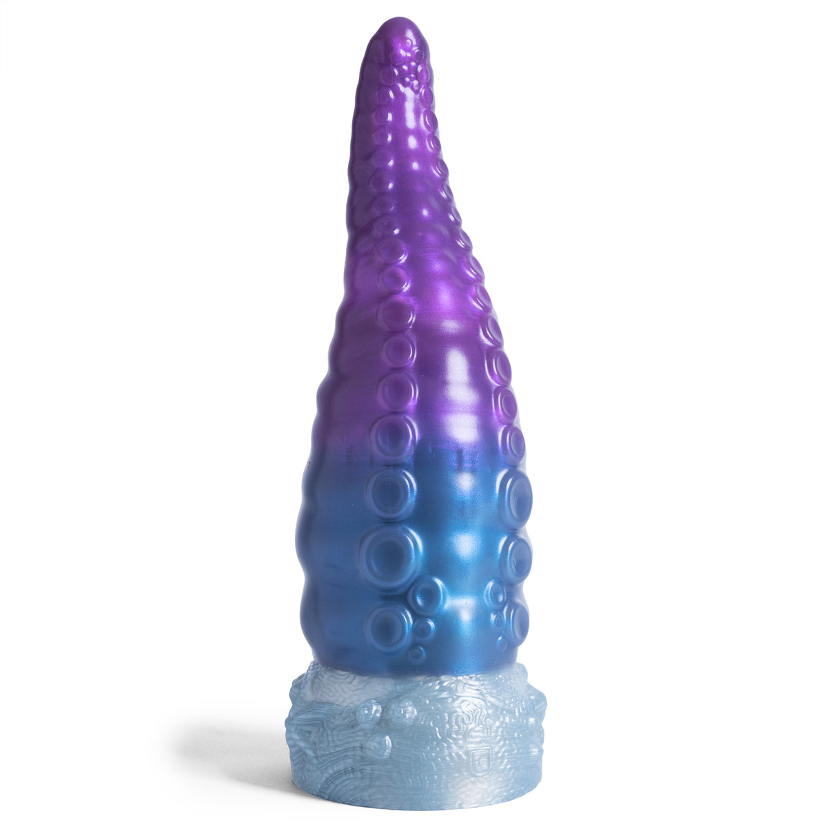 The Tentacle - Medium Size - Super Soft Firmness - Ready Made, front view, platinum-cure silicone dildo