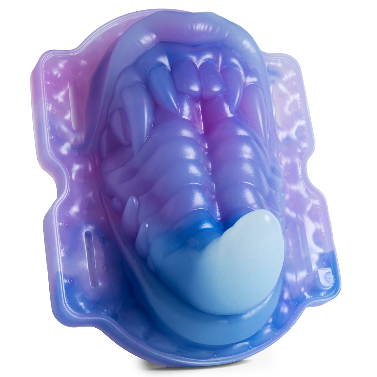 The Maw Grinder - Medium Firmness - Ready Made, top view, platinum-cure silicone grinder