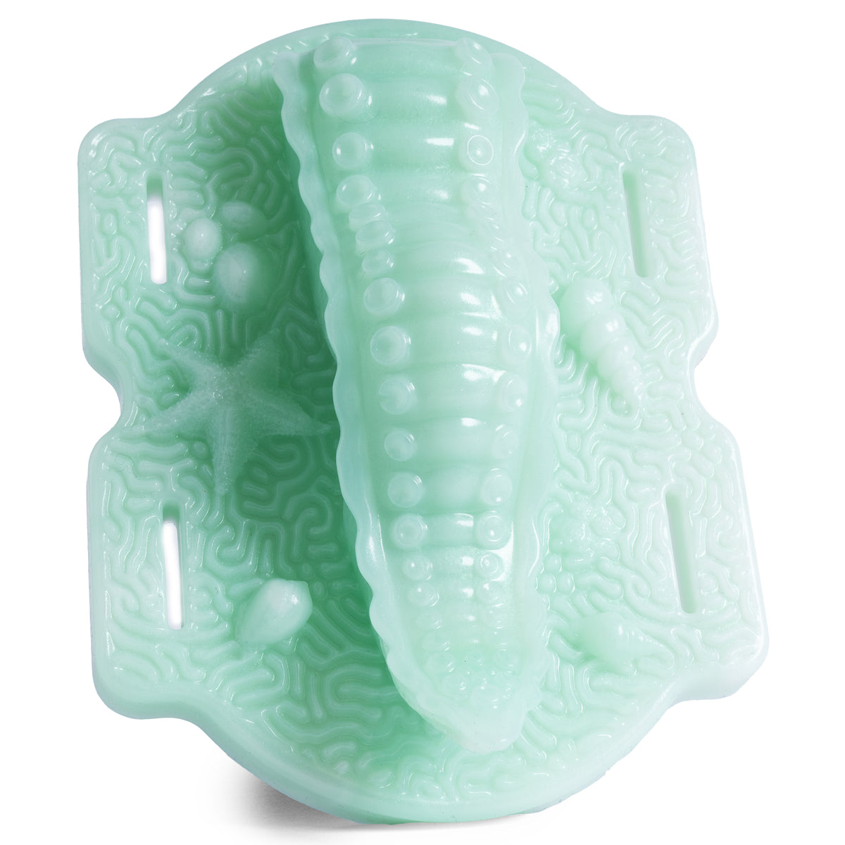 The Tentacle Grinder II - Medium Firmness - Ready Made - Bullet, front angle view, platinum-cure silicone grinder
