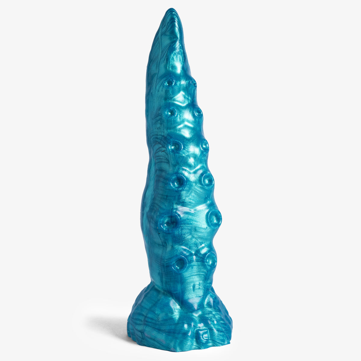 The Tentacle II Dildo - Small Size - Super Soft Firmness - Ready Made, front view, platinum-cure silicone dildo