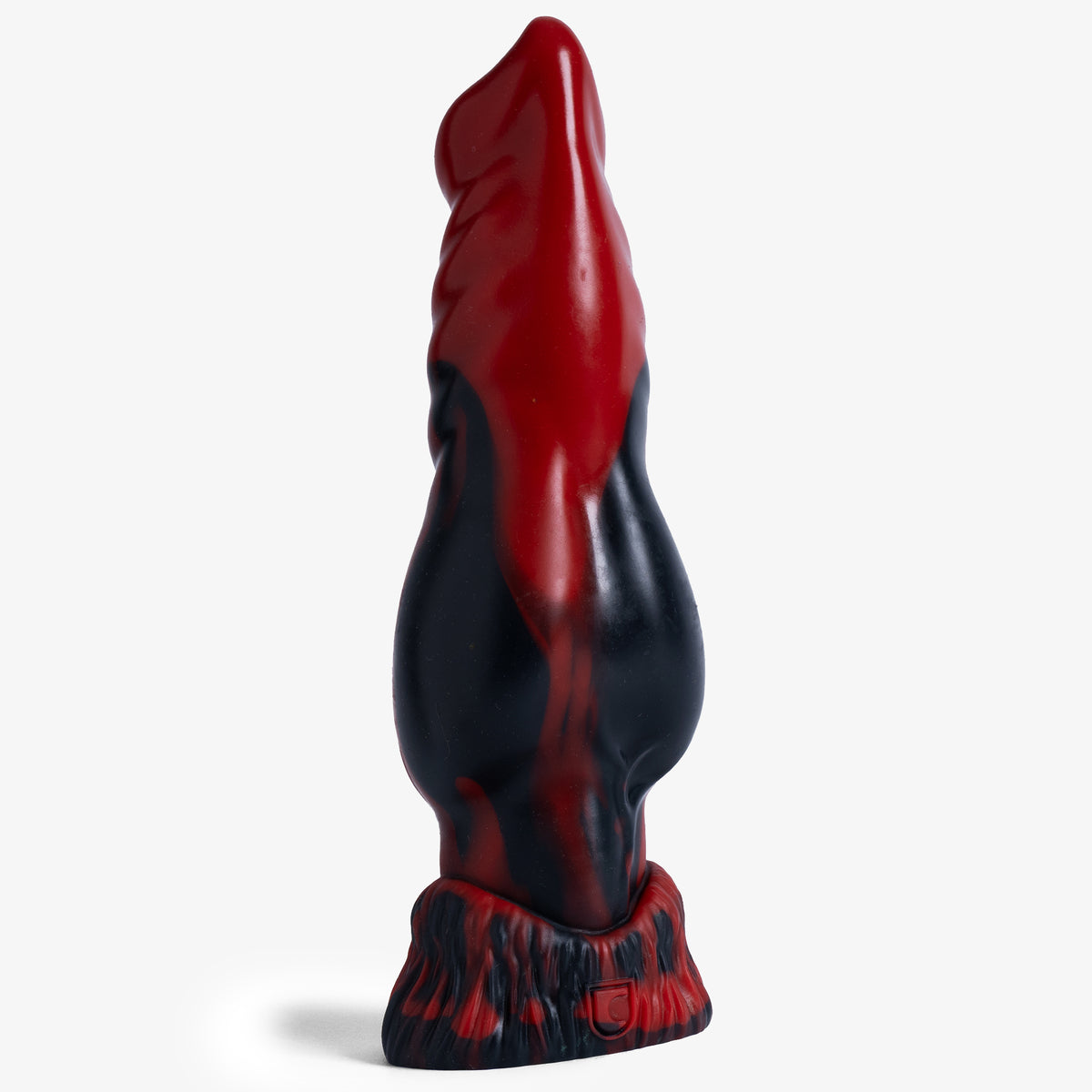 The Knot Dildo - Medium Size - Super Soft Firmness - Ready Made, front view, platinum-cure silicone dildo