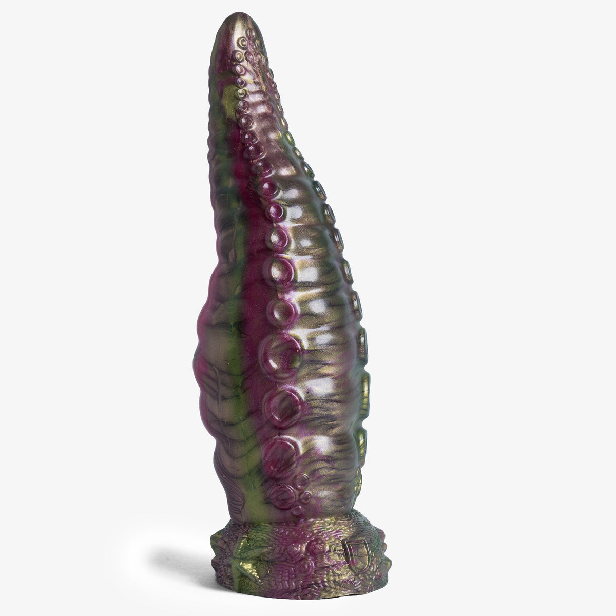 The Tentacle: Knot Dildo - Small Size - Super Soft Firmness - Ready Made - Almost Perfect, front view, platinum-cure silicone dildo