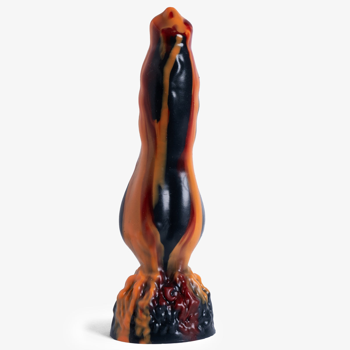 The Knot II Dildo - Small Size - Super Soft Firmness - Ready Made, front view, platinum-cure silicone dildo