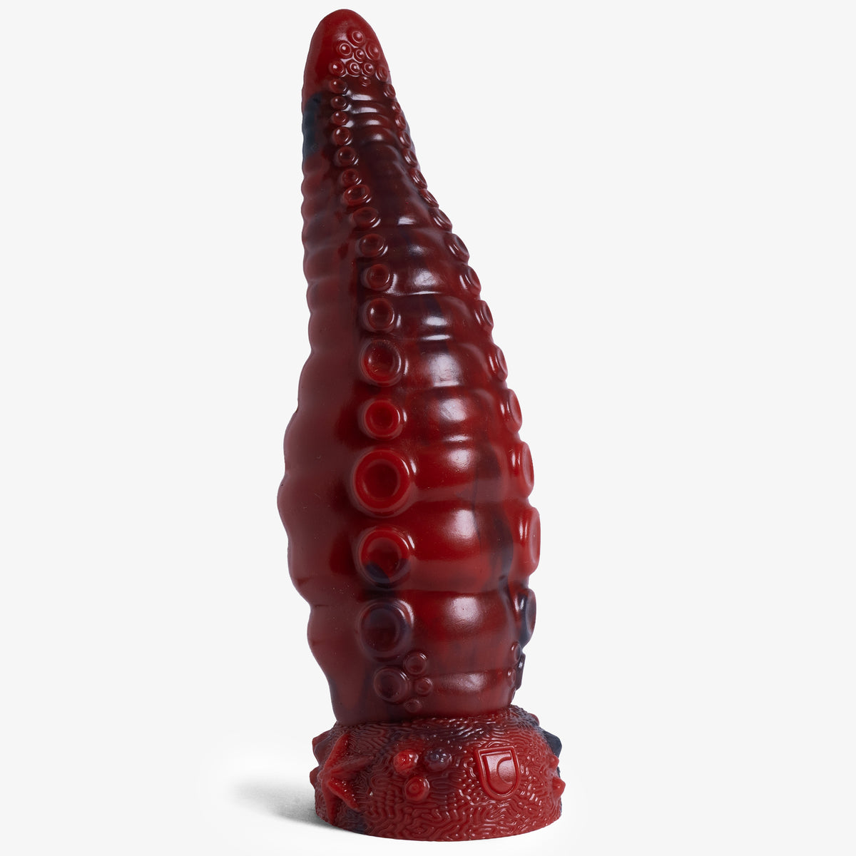 The Tentacle: Knot Dildo - Small Size - Super Soft Firmness - Ready Made, front view, platinum-cure silicone dildo