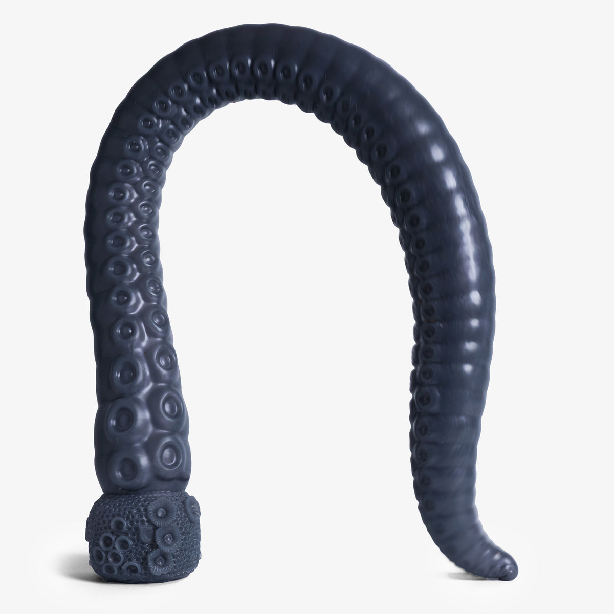 The Tentacle Depth Trainer III - Large Size - Super Soft Firmness - Ready Made - Almost Perfect, angled view, platinum-cure silicone dildo