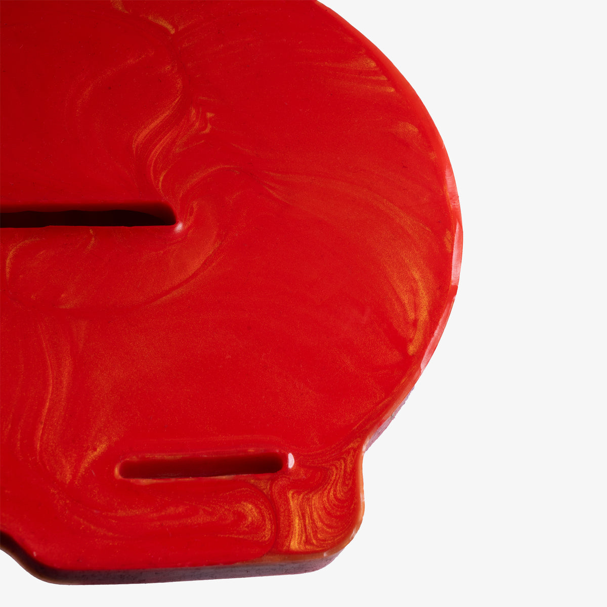 The Maw Grinder - Super Soft Firmness - Ready Made - Bullet Hole - Almost Perfect, top view, platinum-cure silicone grinder