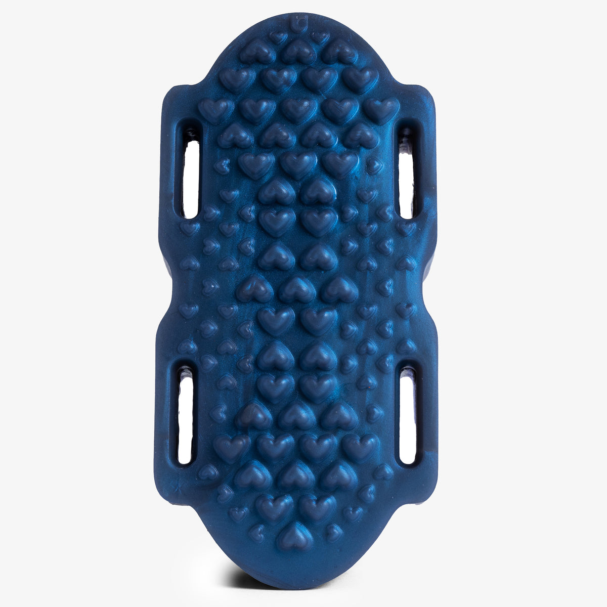 The Heart Grinding Mat - Super Soft Firmness - Ready Made - Almost Perfect, top view, platinum-cure silicone grinder