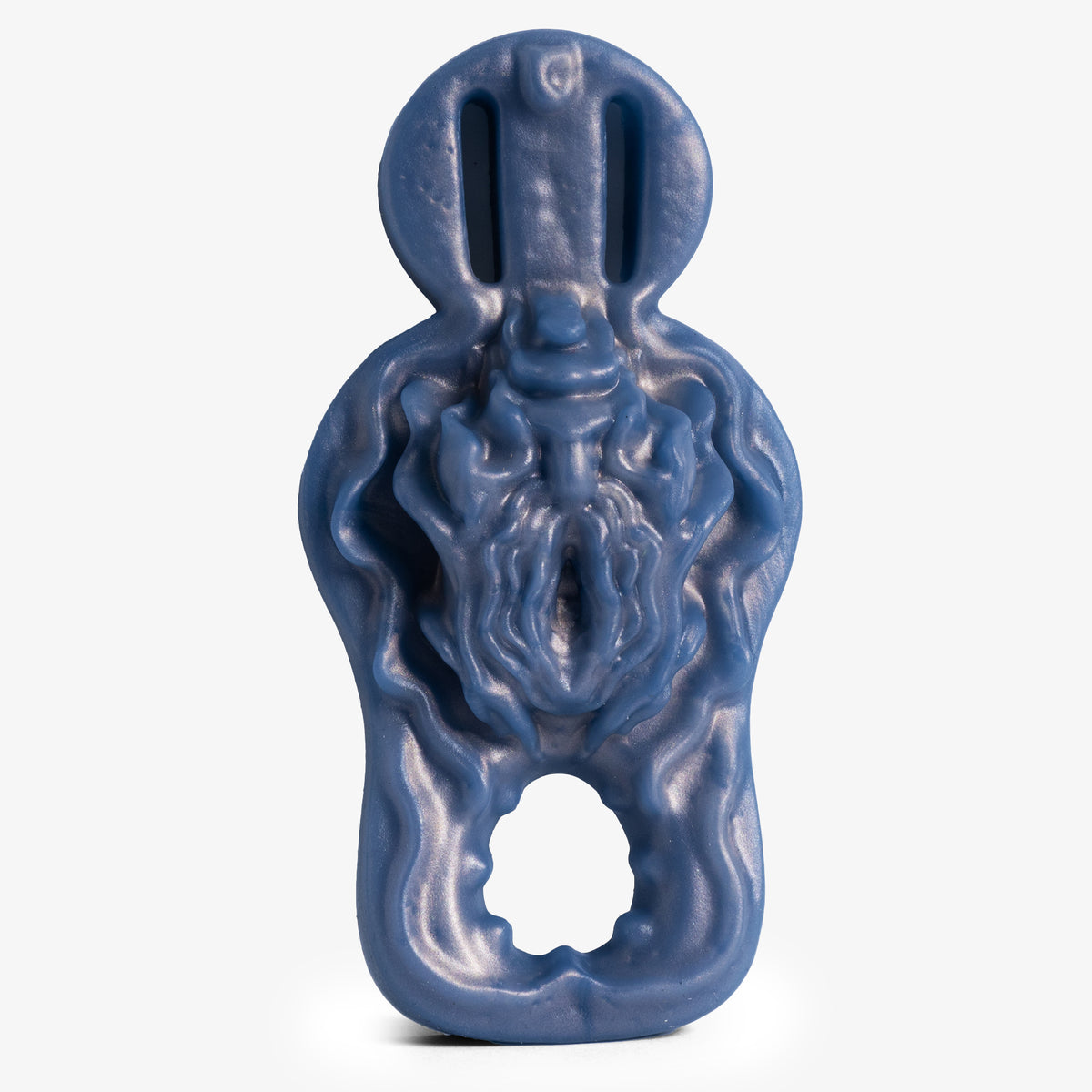 The Synstyl Grinder Cock Ring - Super Soft Firmness - Ready Made - Almost Perfect, front view, platinum-cure silicone cock ring