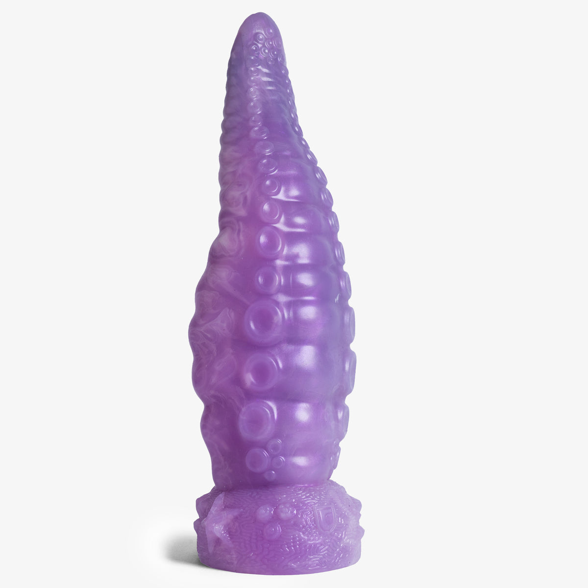 The Tentacle: Knot Dildo - Medium Size - Super Soft Firmness - Ready Made, front view, platinum-cure silicone dildo