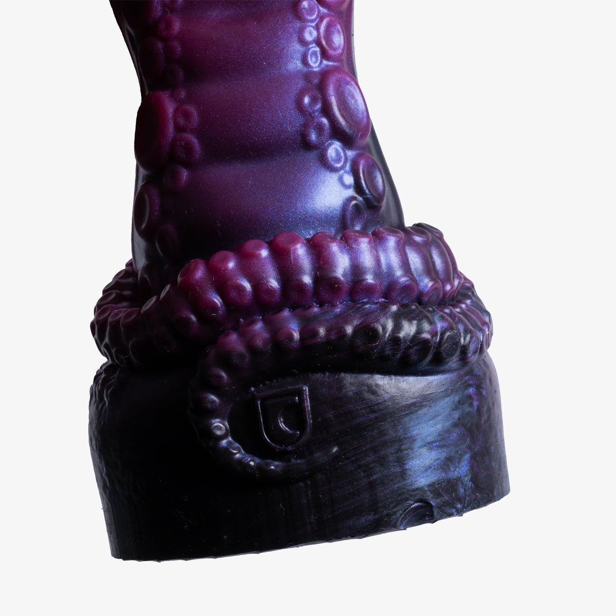 The Tentacle Ovipositor - Small Size - Super Soft Firmness - Ready Made - Almost Perfect, close-up of the base, platinum-cure silicone ovipositor
