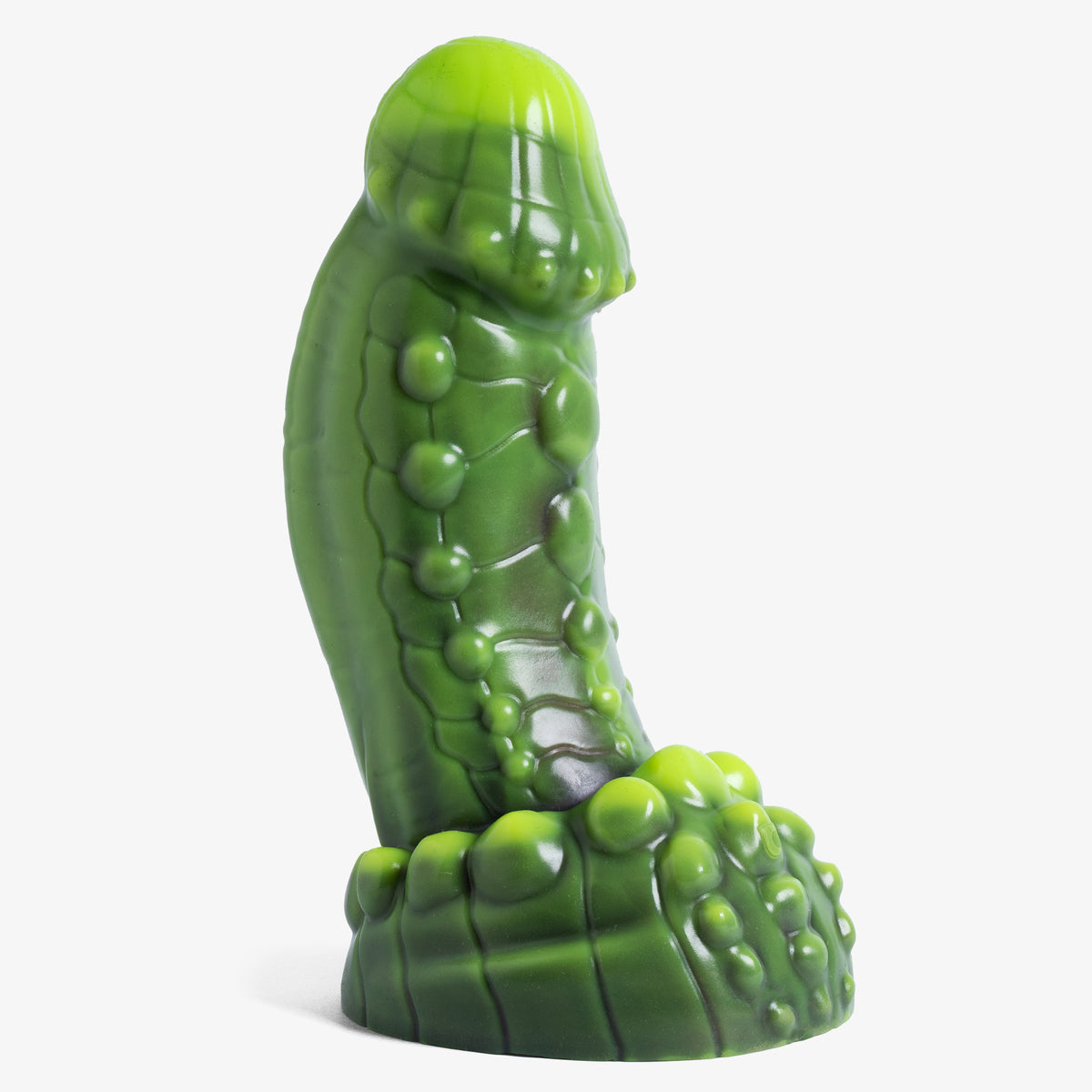 Goblin II Dildo - Small Size - Super Soft Firmness - Ready Made, front view, platinum-cure silicone dildo
