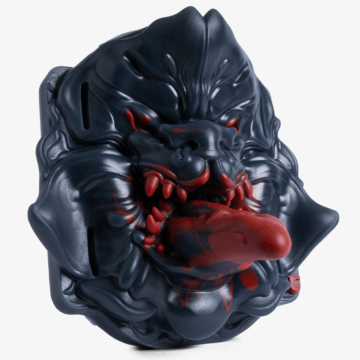 The Snap Dragon Grinder - Super Soft Firmness - Ready Made, angled view, platinum-cure silicone grinder