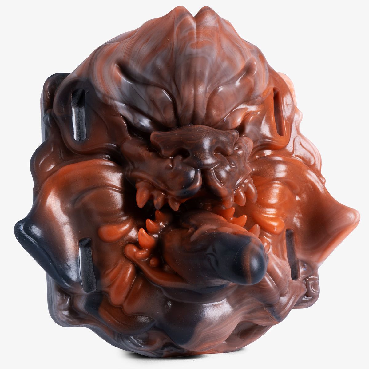 The Snap Dragon Grinder - Super Soft Firmness - Ready Made, top view, platinum-cure silicone grinder