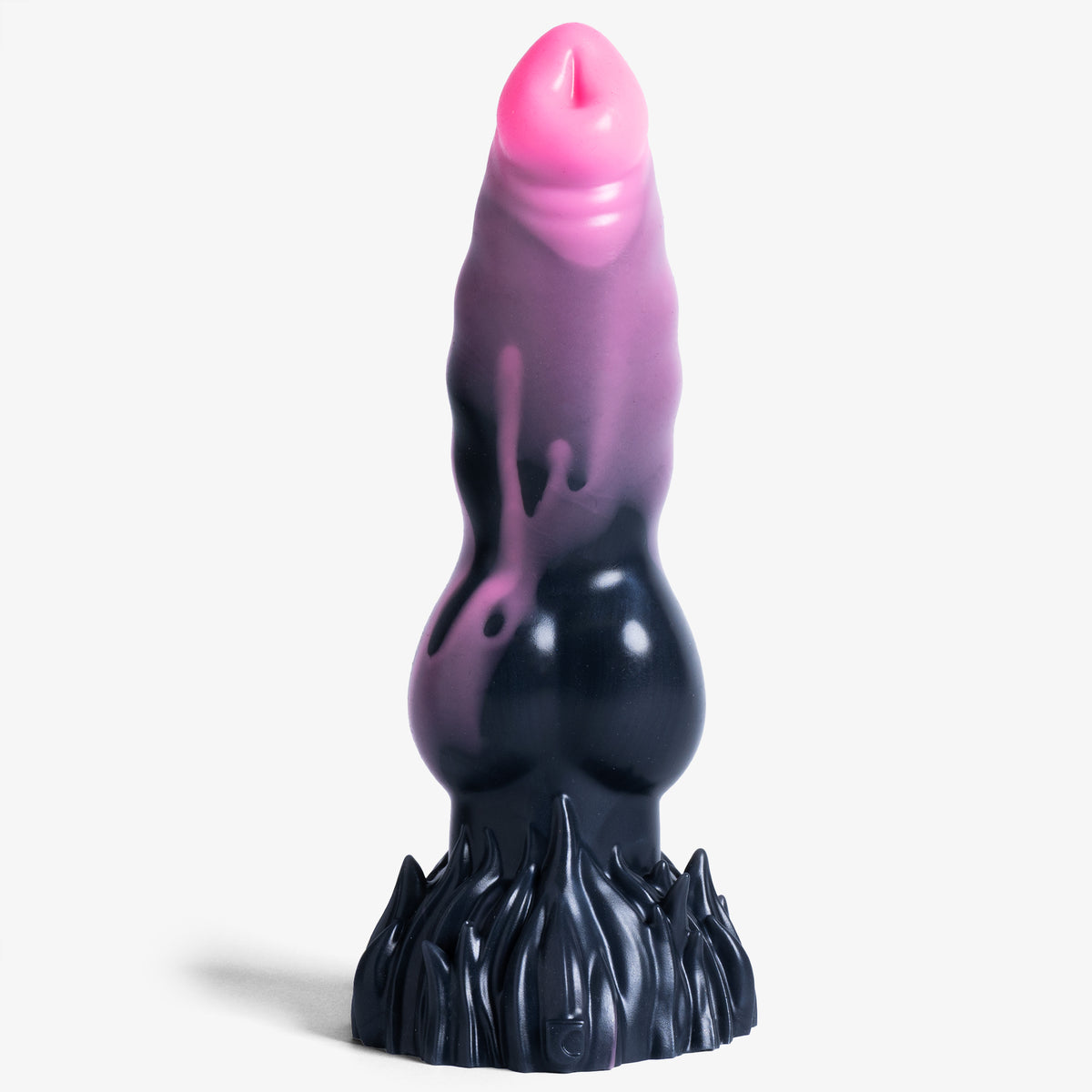 The Knot IV Dildo, front view, platinum-cure silicone dildo