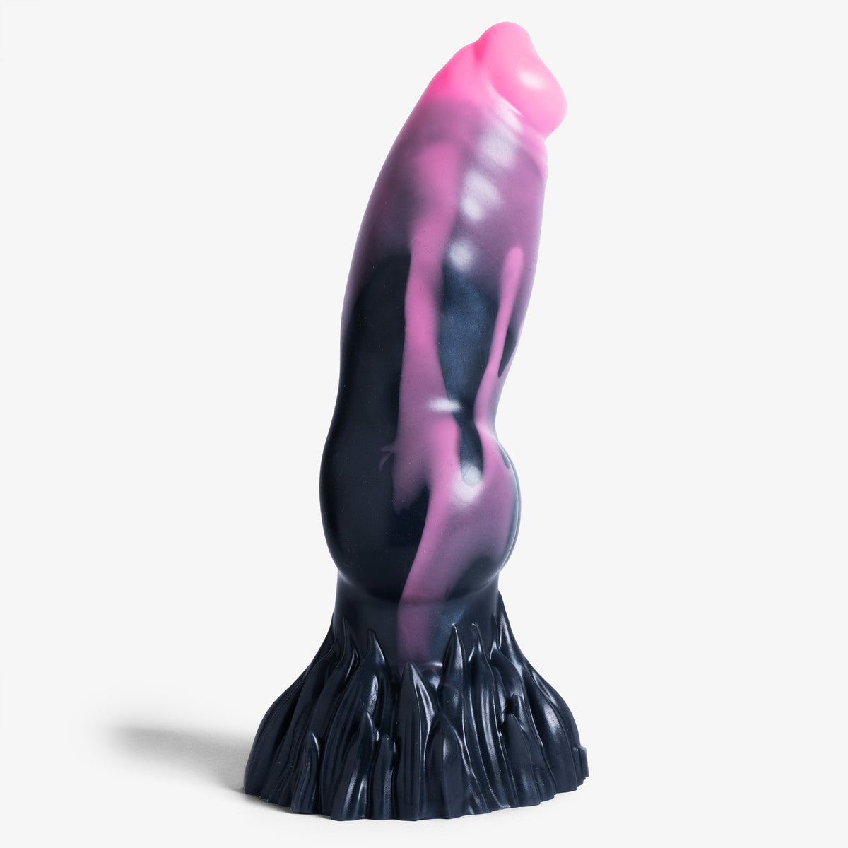 The Knot IV Dildo, side angle view, platinum-cure silicone dildo