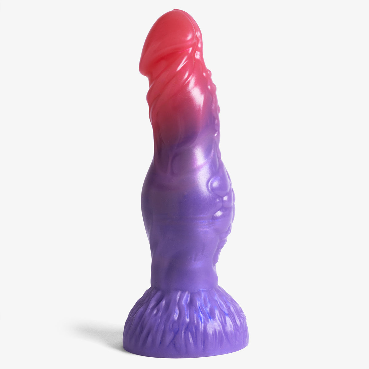 The Werewolf Dildo, side angle view, platinum-cure silicone dildo